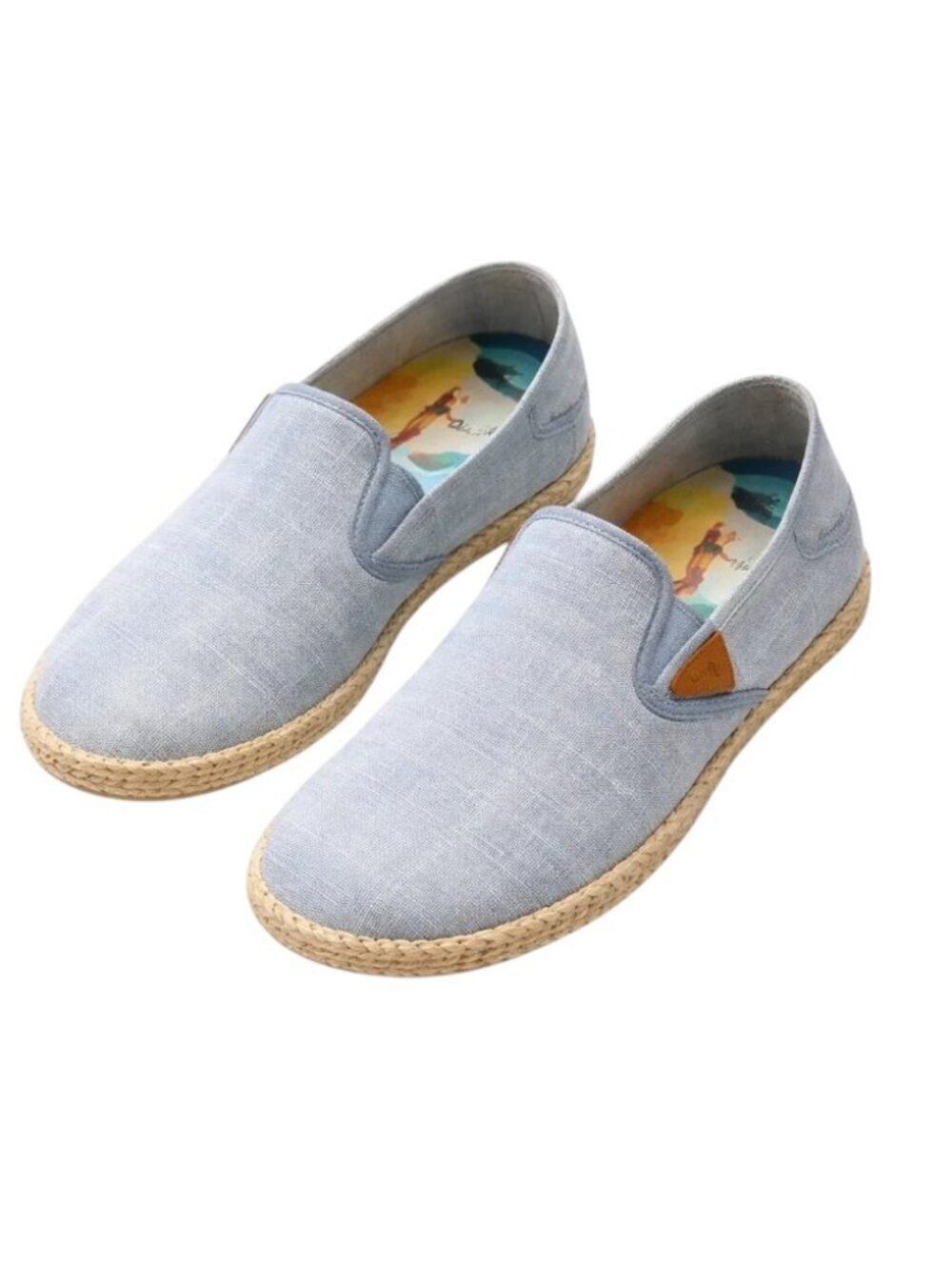 OluKai Kaula Pa’a Kapa Espadrille Slip On Shoes Size 8.5